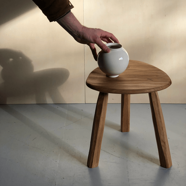 Petit tabouret chêne 