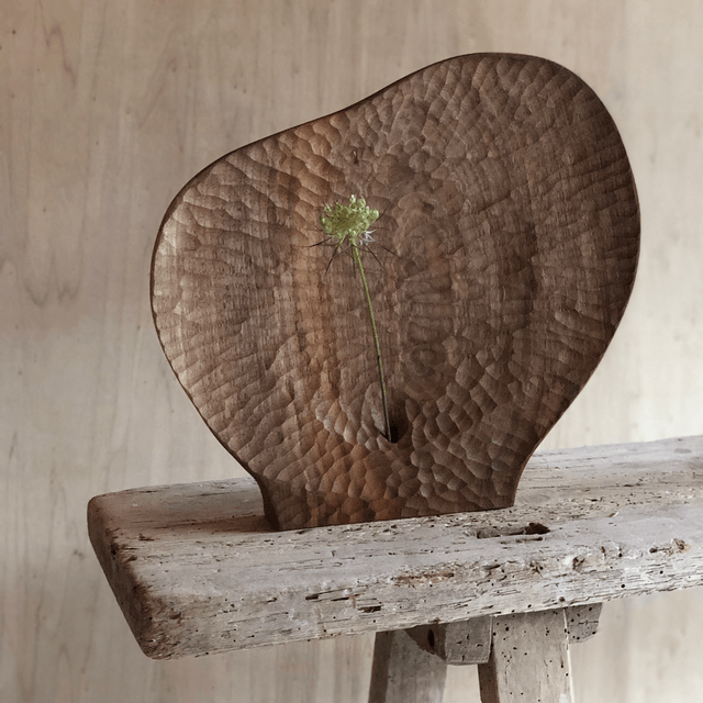 Soliflore en noyer
