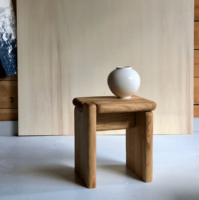 Tabouret en châtaignier 