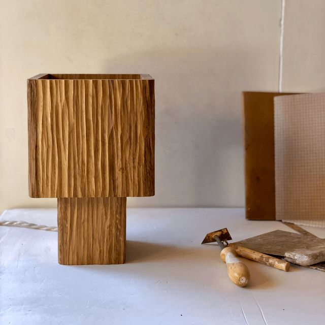 Lampe à poser Chêne 