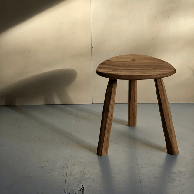 Petit tabouret chêne 