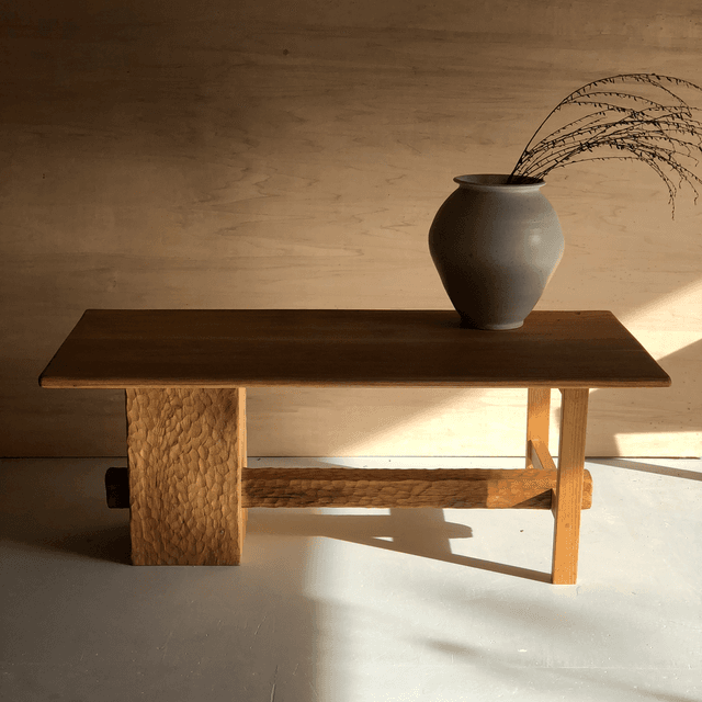 Table basse en chêne 