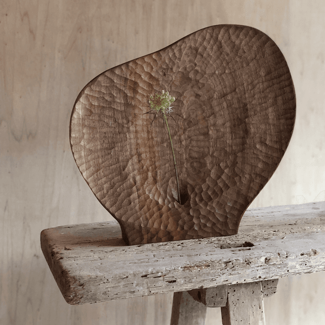 Soliflore en noyer